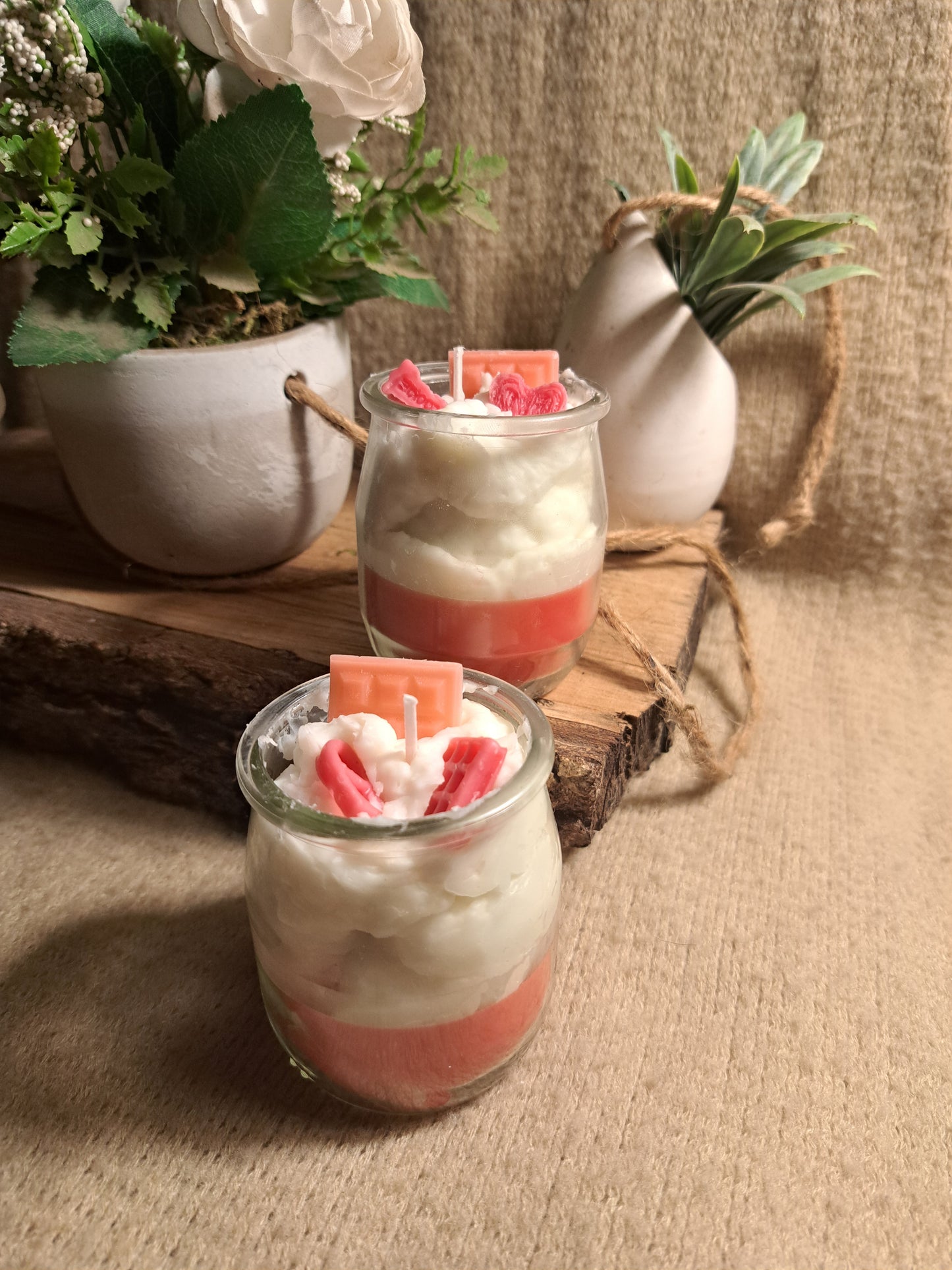 MINI BOUGIE GOURMANDE ± 100G : BARBE A PAPA