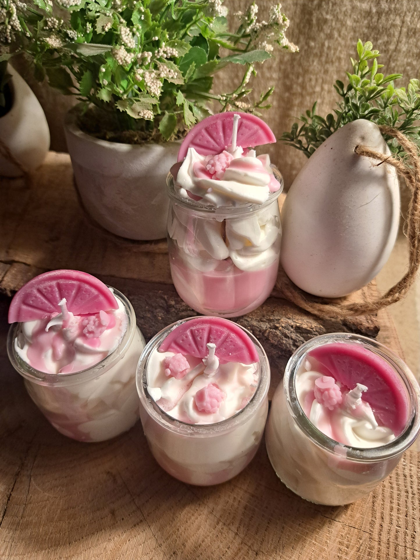 MINI BOUGIE GOURMANDE ± 100G : FRAMBOISE