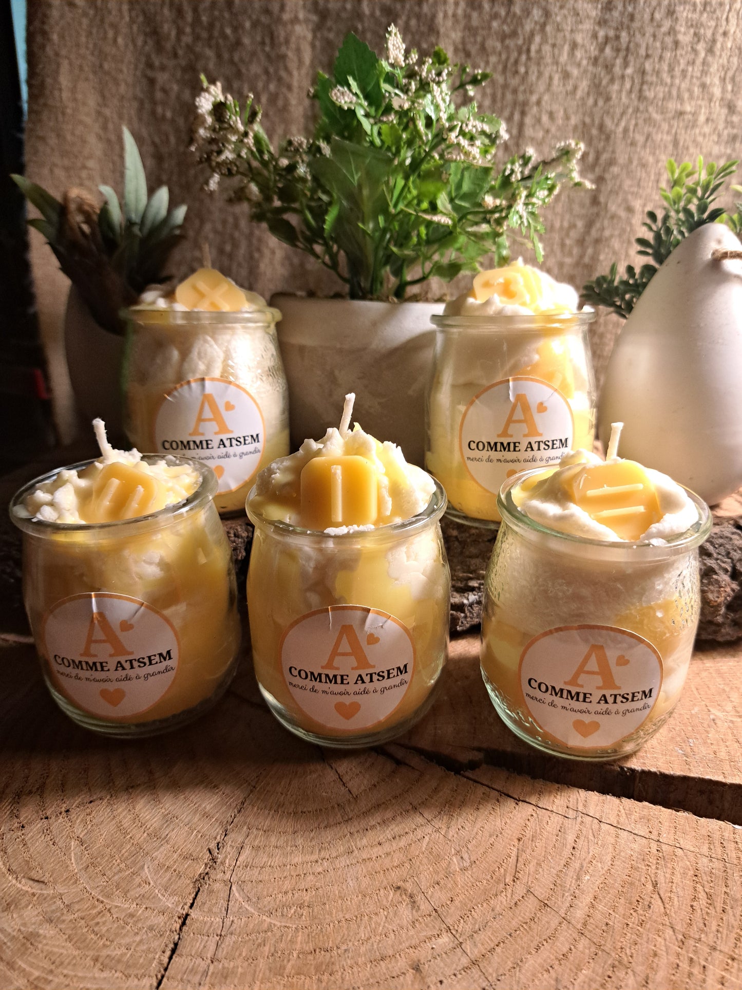 MINI BOUGIE GOURMANDE ± 100G : MONOÏ VANILLÉ