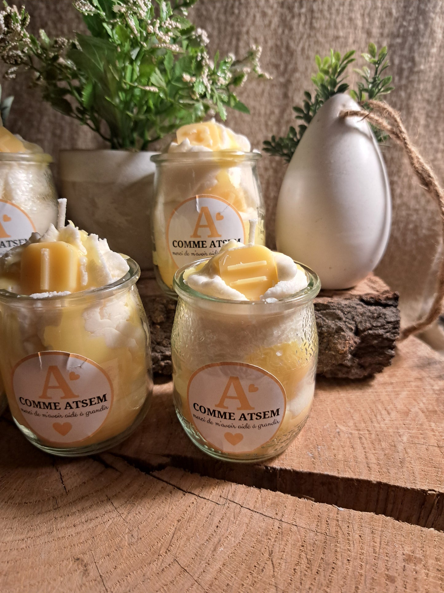 MINI BOUGIE GOURMANDE ± 100G : MONOÏ VANILLÉ