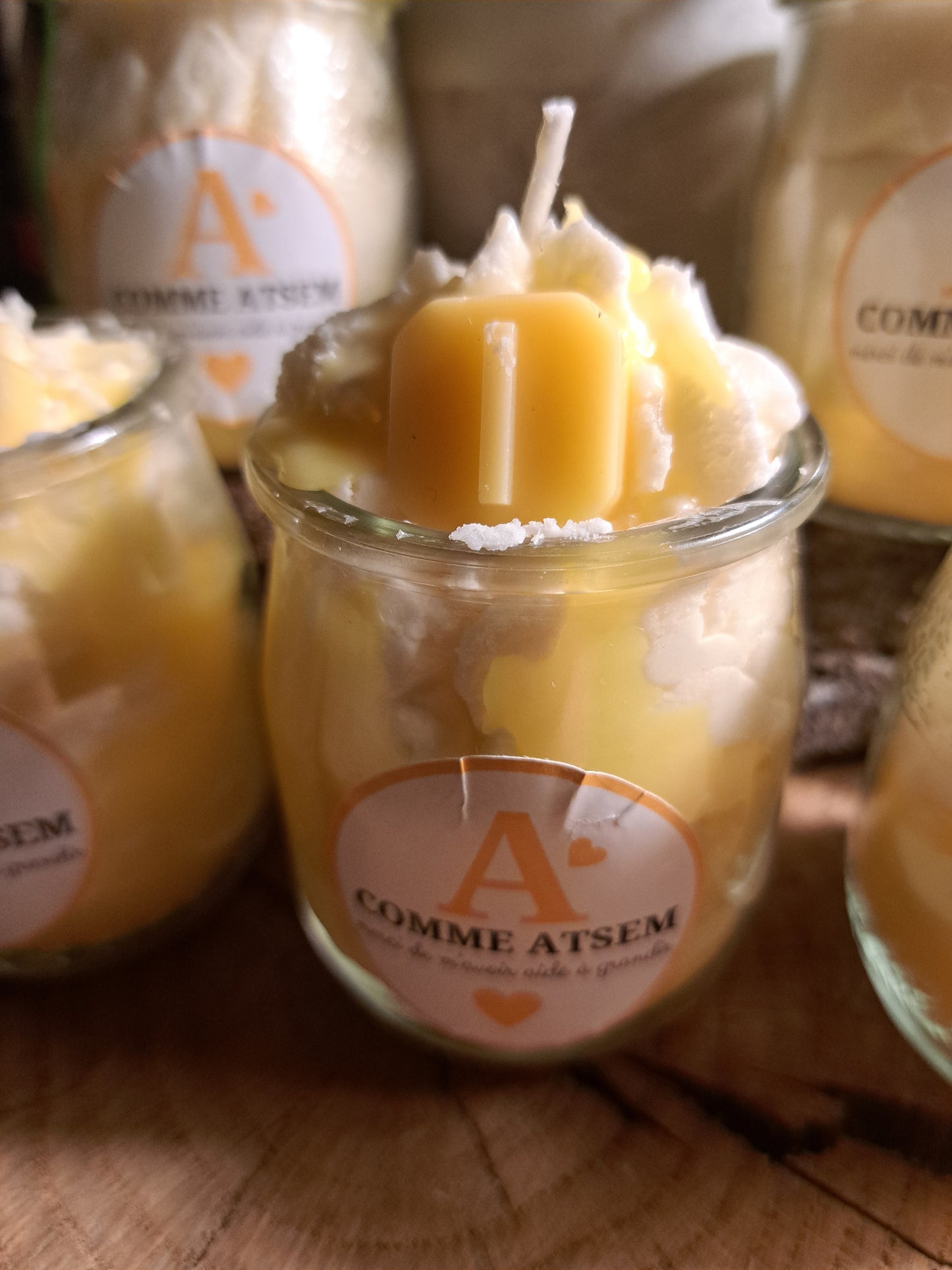 MINI BOUGIE GOURMANDE ± 100G : MONOÏ VANILLÉ