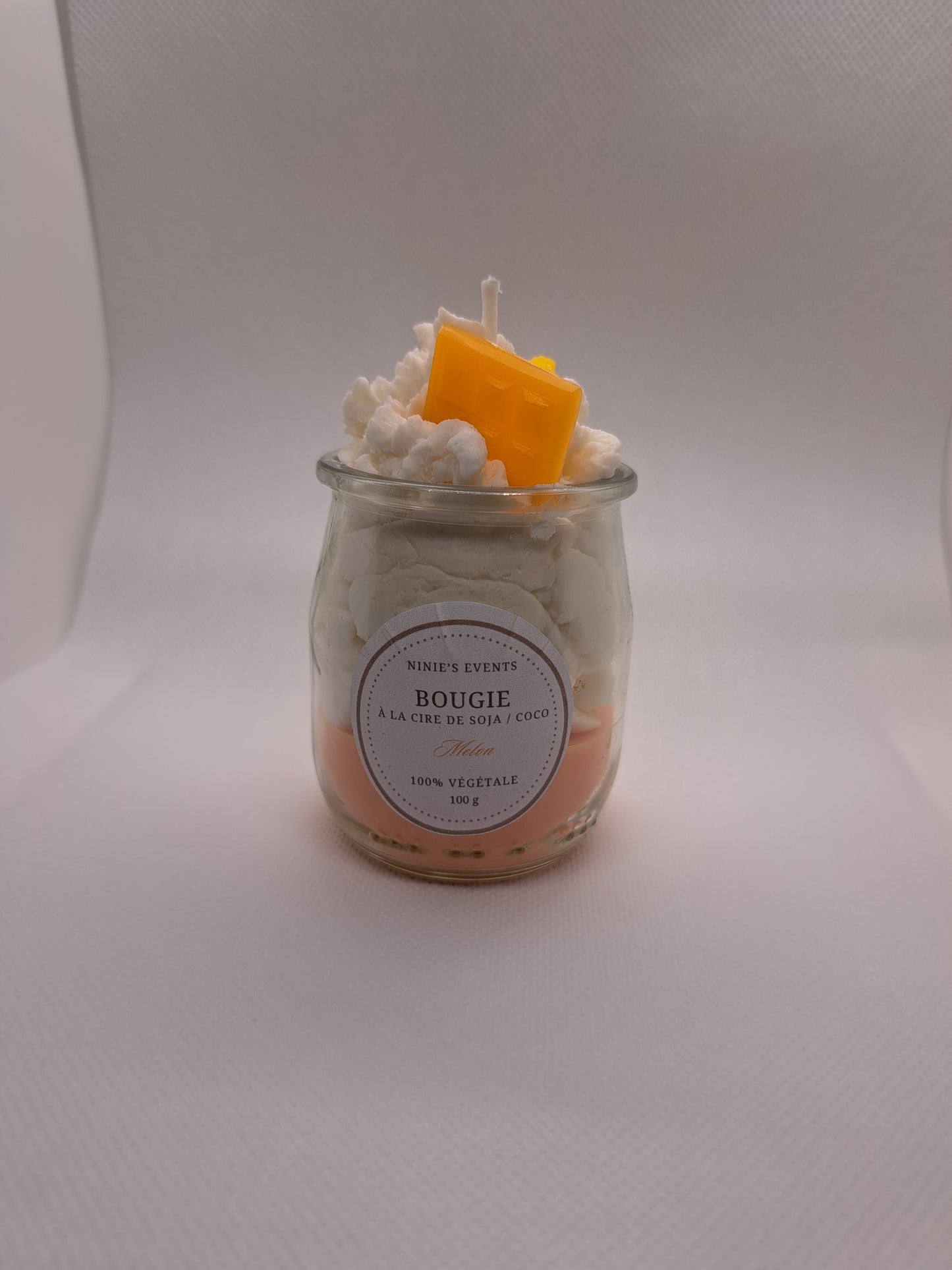 MINI BOUGIE GOURMANDE ± 100G : MELON