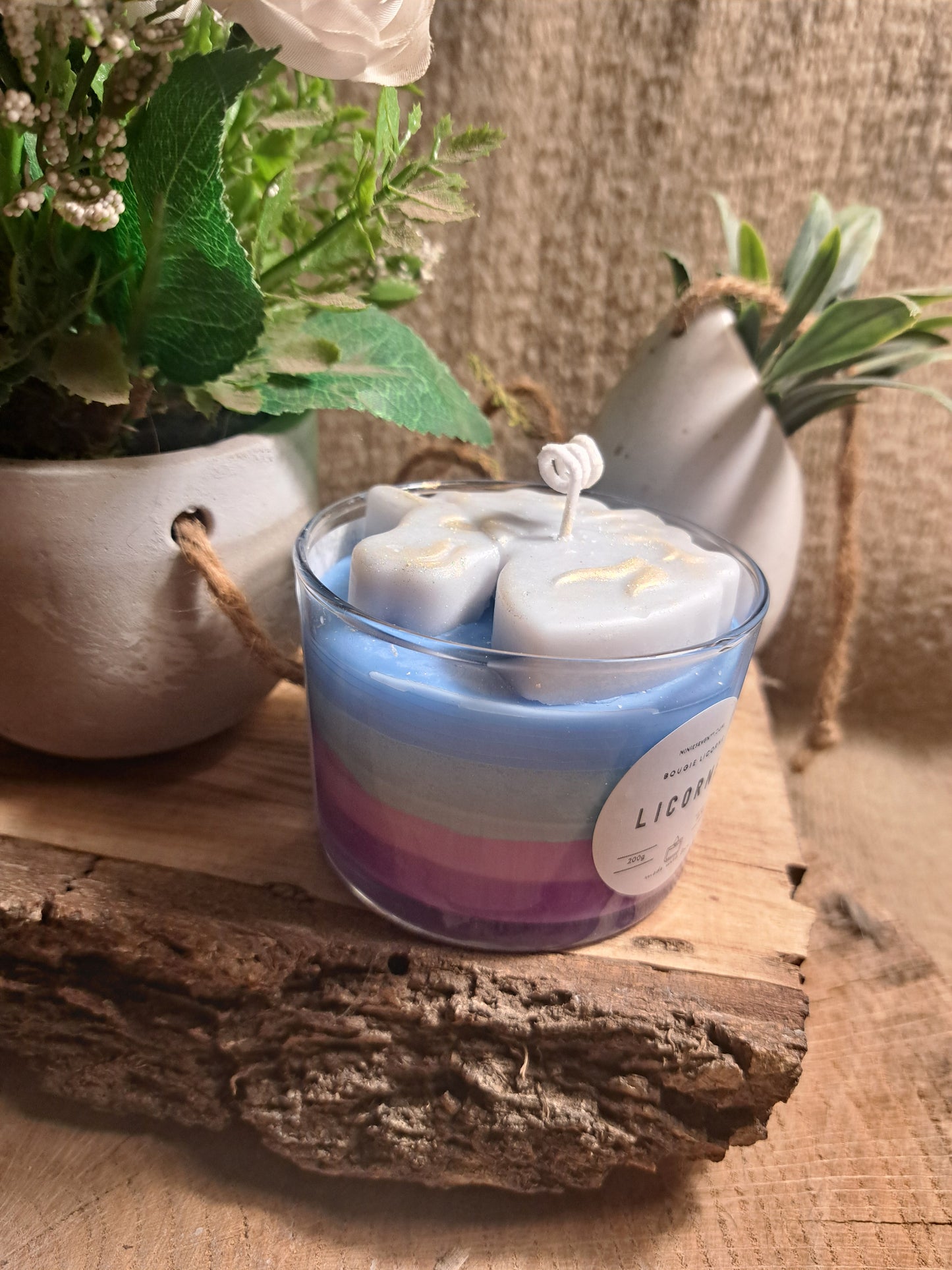 BOUGIE LICORNE ± 150G : LICORNE